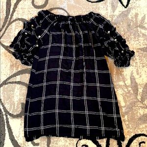 Black & white day dress